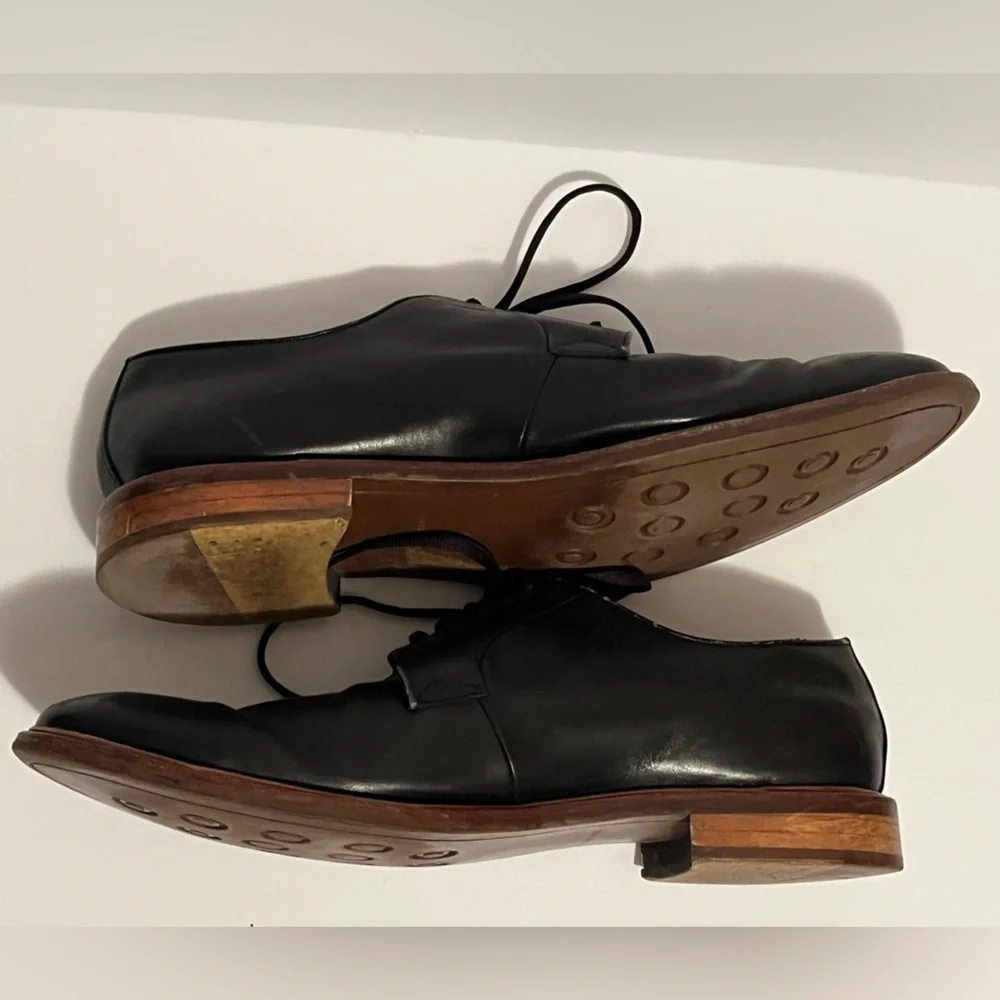 Gordon Rush Hester Black Leather Oxford Shoes Men’s Size 15